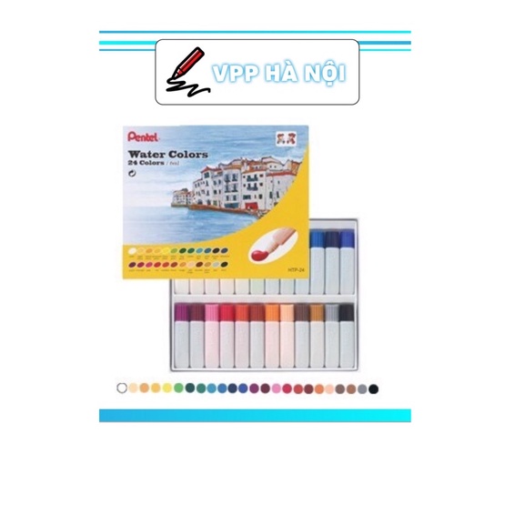 Màu nước Pentel 24 màu HTP24