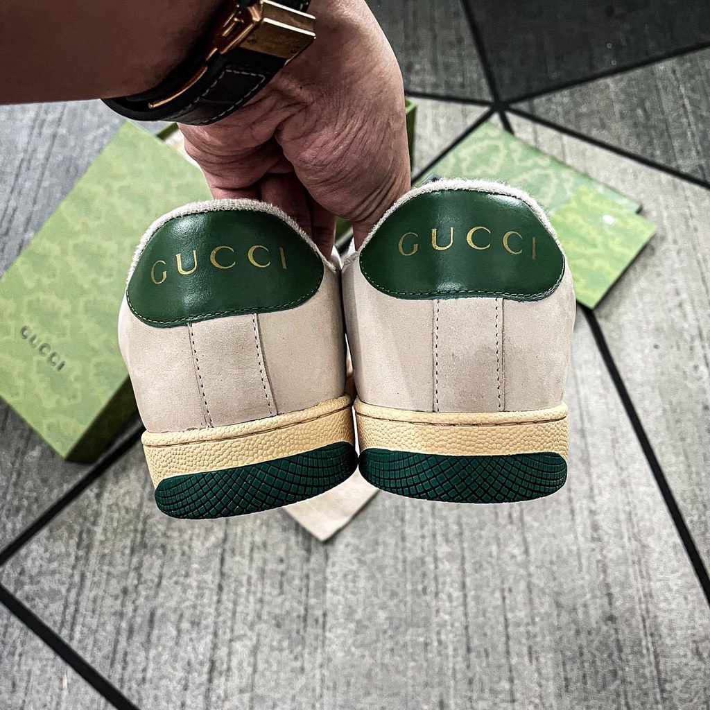 Giày Gucci Sơn Tùng bản đẹp, GC ST Chuẩn Sc trung, Full phụ kiện, tặng box bảo vệ giày