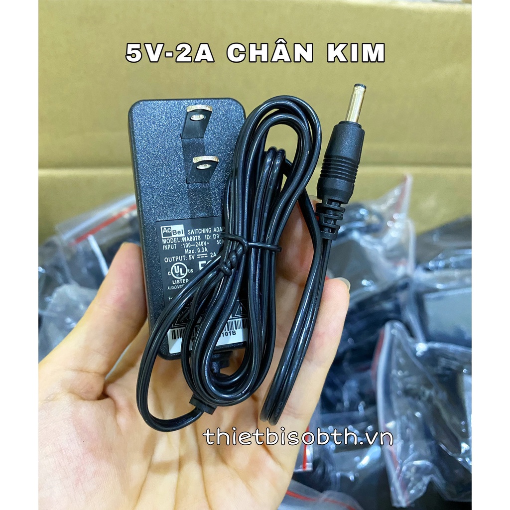Nguồn 5v 2a Linpech chân to - chân kim cho  tvbox, đầu kỹ thuật số.