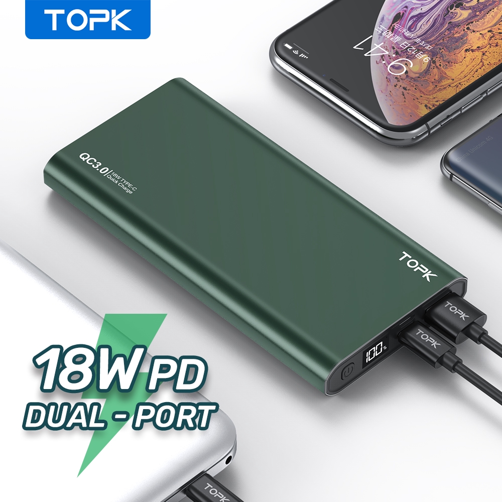 Sạc Dự Phòng 10000Mah 36W Dành Cho Iphone Huawei Samsung Xiaomi Oppo Vivo Realme | BigBuy360 - bigbuy360.vn