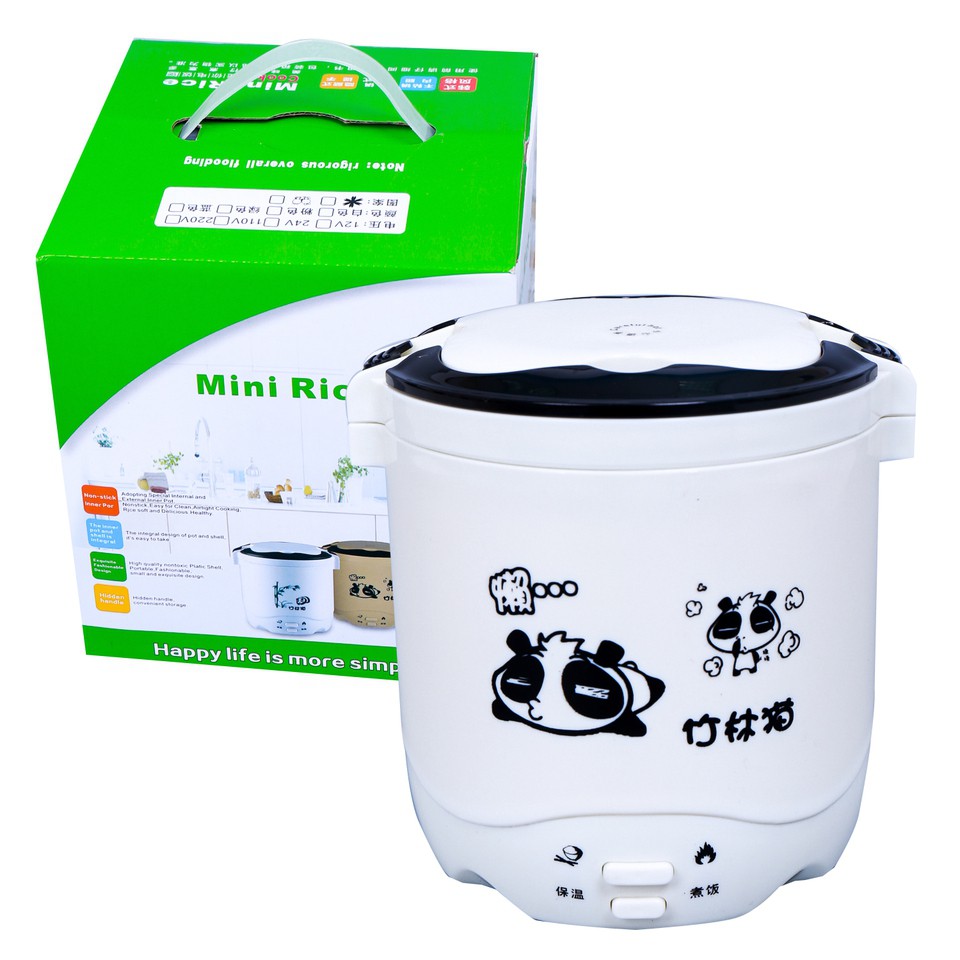 Nồi cơm kiêm cặp lồng mini 1.1L - Bảo hành 3 tháng