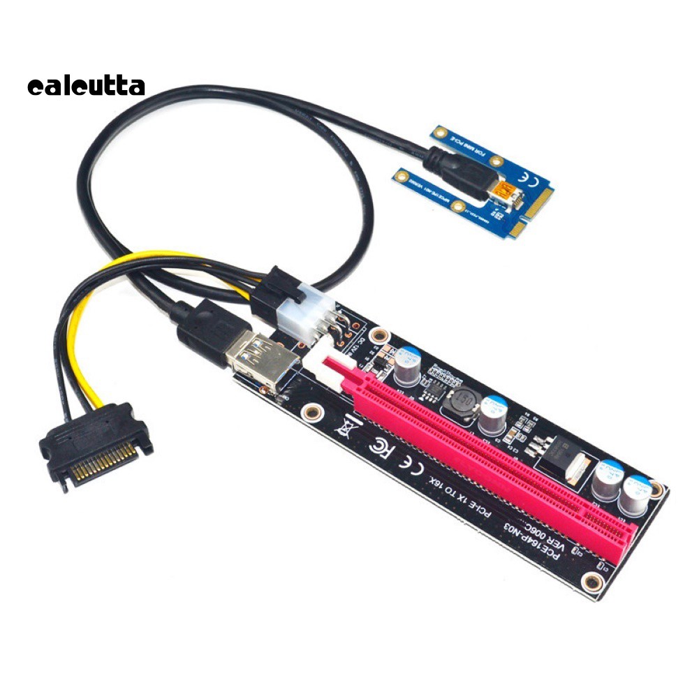 Card đồ họa mini PCI-E/PCI-E x16 + cáp USB 60cm cho Laptop