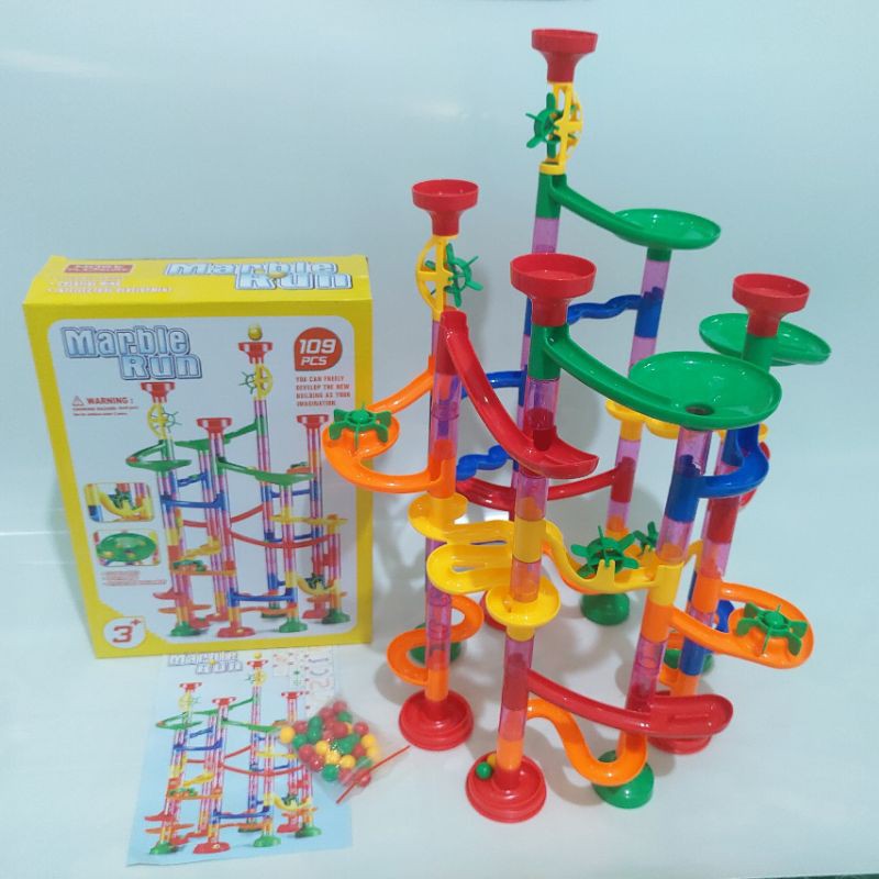 ĐỒ CHƠI LẮP RÁP THẢ BI MARBLE RUN 105 CHI TIẾT