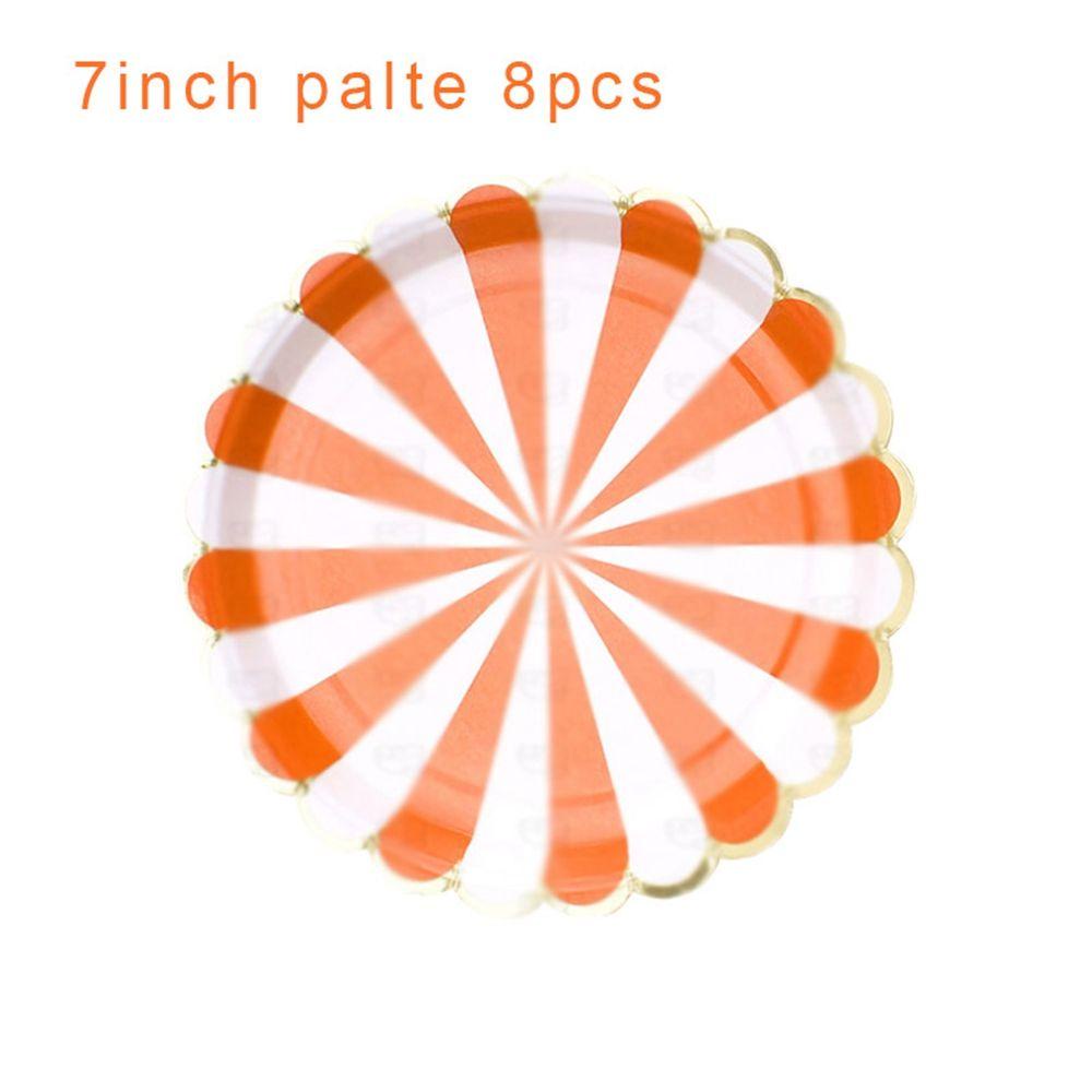 IVORY Vật Liệu Phân Hủy Sinh Học Họa Tiết Sọc Cam Trang Trí Halloween