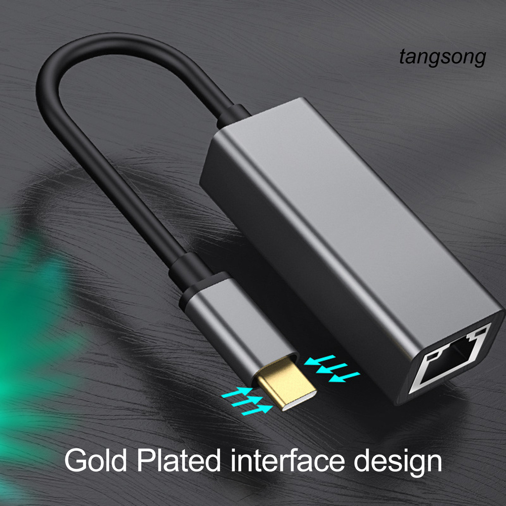 Cáp Chuyển Đổi Từ Cổng Usb Type C Ethernet Sang Rj45 Lan Cho Notebook