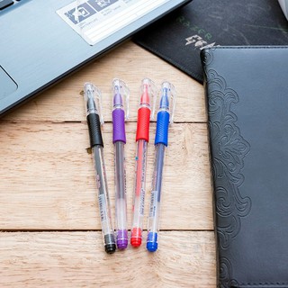 Bút bi đỏ - tím SunBeam - Mã GEL-08