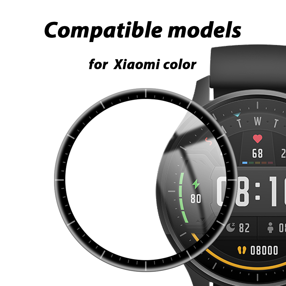 Miếng dán bảo vệ màn hình viền cong 3d dành cho đồng hồ thông minh Xiaomi Mi Watch Color