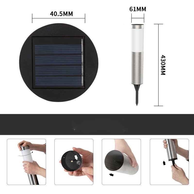 Đèn Led Trang Trí Sân Vườn Sử Dụng Năng Lượng Mặt Trời Chống Thấm Nước