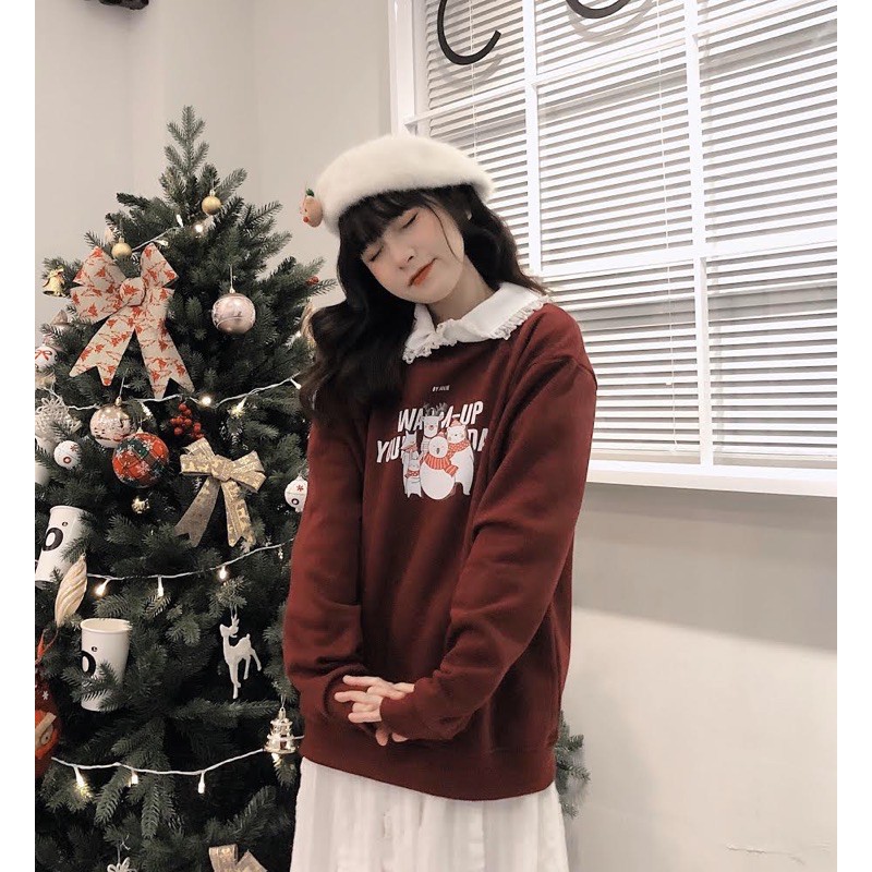 ÁO SWEATER NỈ BÔNG WARMUP