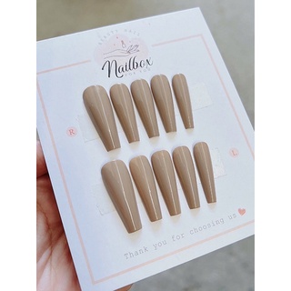Bộ nail from thang màu be