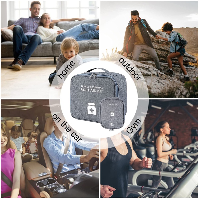 Hộp 2 Ngăn Đựng Dụng Cụ Sơ Cứu