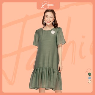[Mã FATHANG5 giảm 10K đơn 50K] Đầm bầu dự tiệc Sara Dress chiếc váy lụa tơ hai lớp cho mẹ bầu đi tiệc thiết kế bởi LAMME