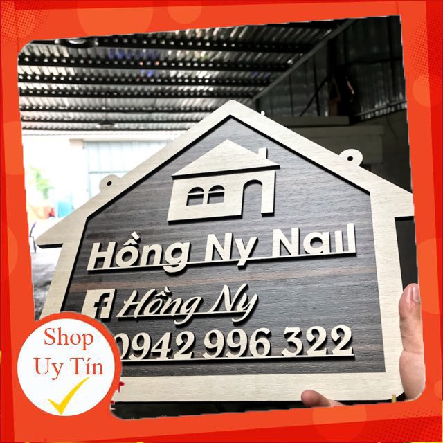 [Tranh decor trang trí] Bảng gỗ tên shop mini (đạo cụ chụp ảnh) chúng tôi thiết kế theo yêu cầu