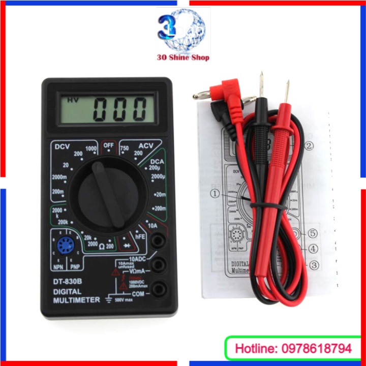 Đồng Hồ DT830B DIGITAL MULTIMETER