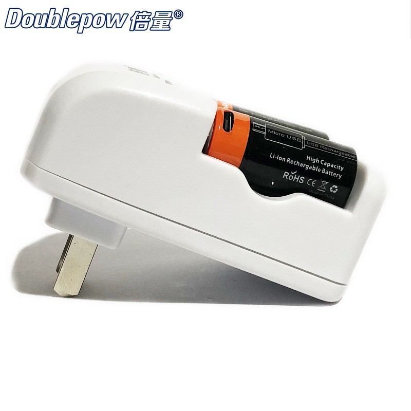 Bộ Sạc Pin Doublepow DP-K06 Kèm 02 Pin Sạc DP-CR123A 650mAh Cao Cấp