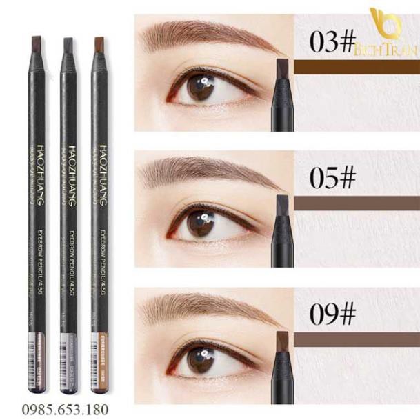 Chì xé kẻ mày Haozhuang cứng phẩy sợi Eyebrow dùng trong phun xăm và trang điểm.