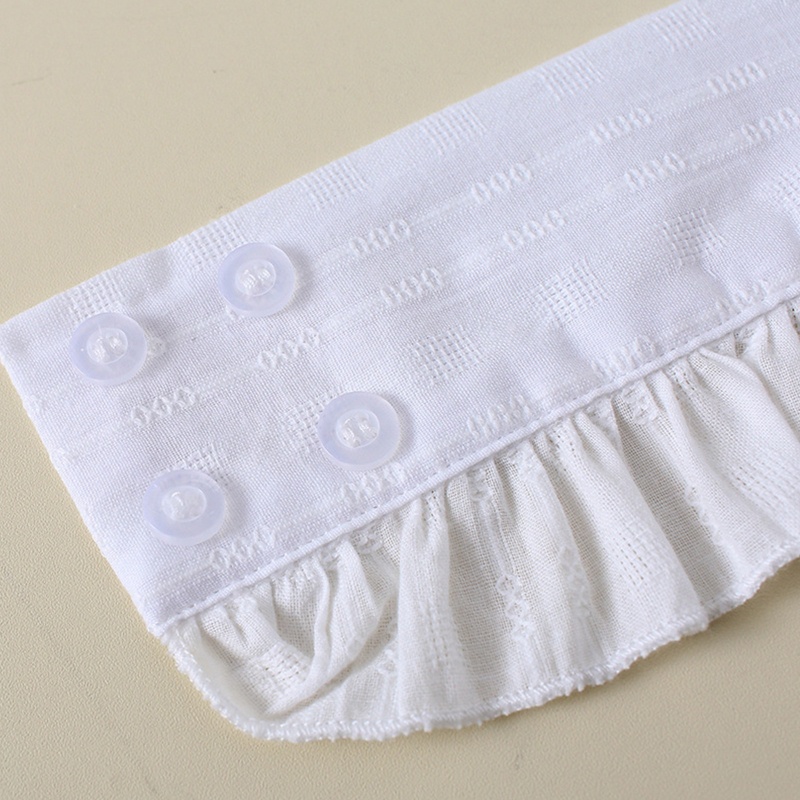 San * Găng Tay Voan Jacquard Xếp Ly Nhún Bèo Có Thể Tháo Rời Ấm Áp Trang Trí Cho Nữ