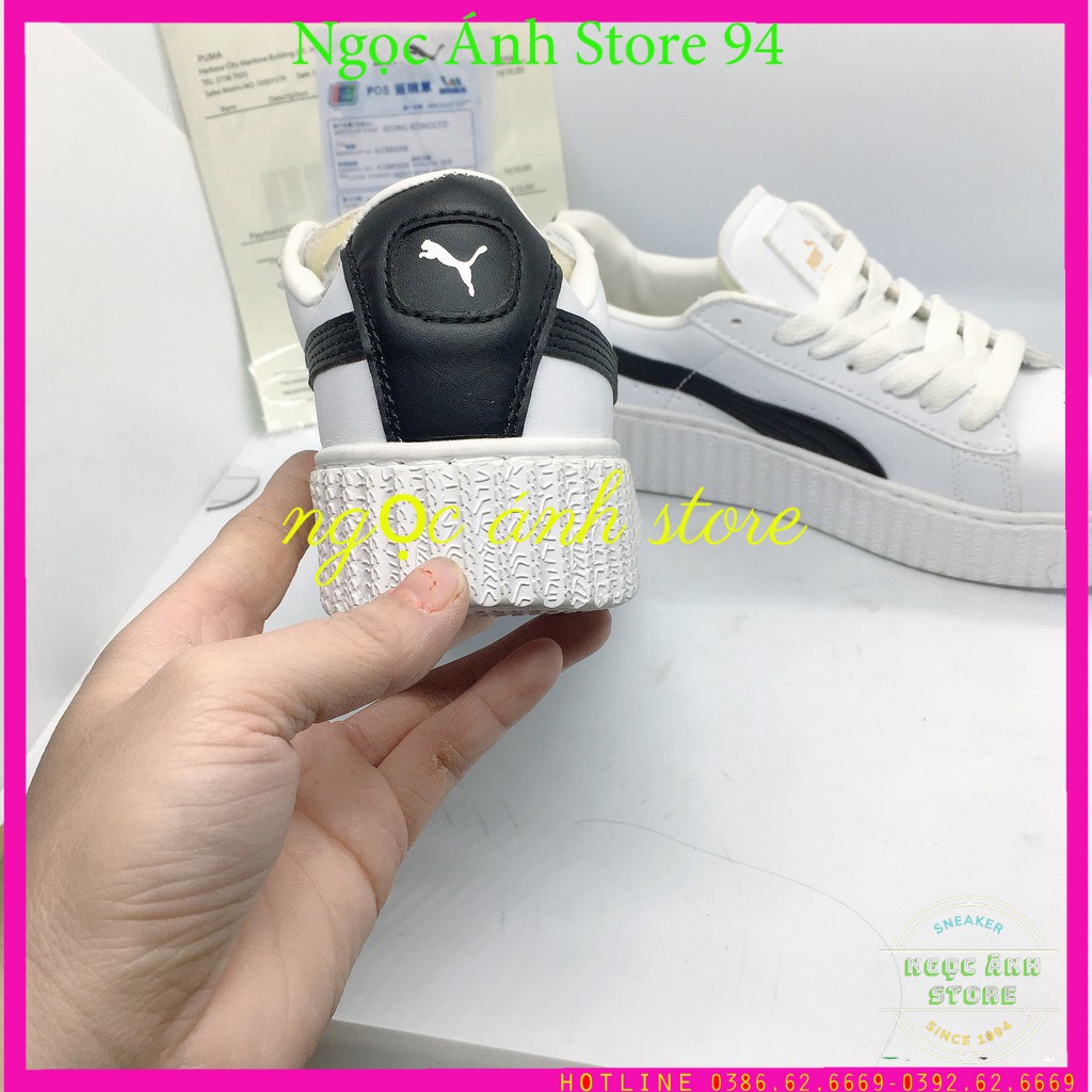 Giày PUMA  TRẮNG ĐEN bts 🔥dành cho cả nam và nữ đi đẹp PMD 02