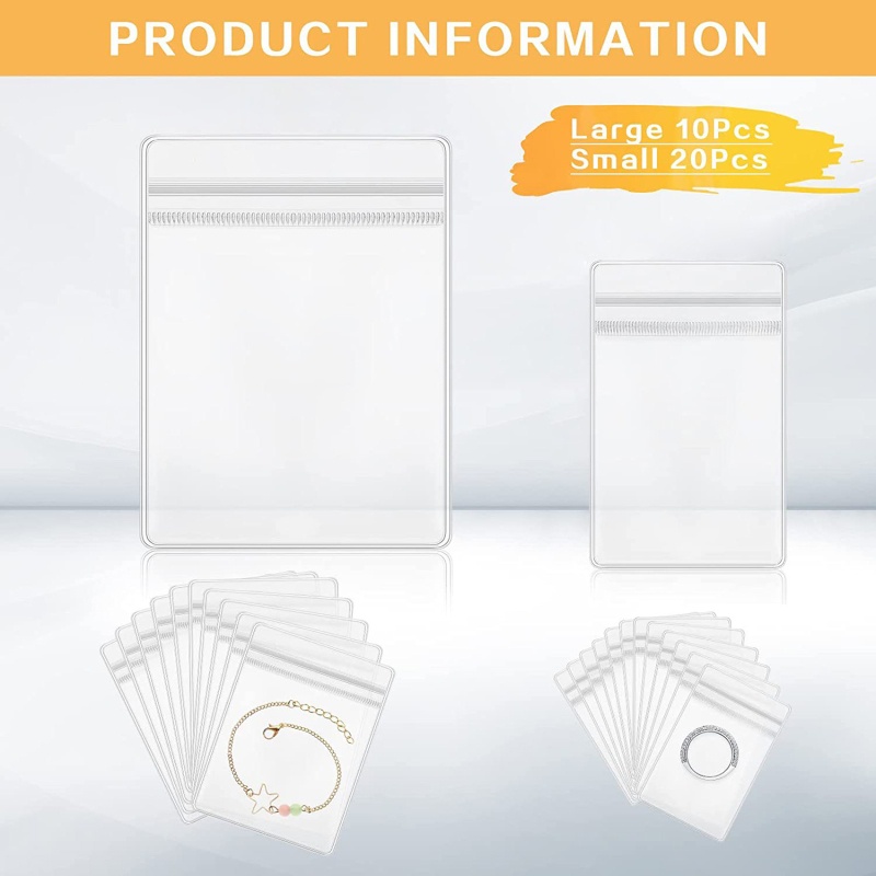 Set 73 Túi Nhựa Trong Suốt Đựng Trang Sức