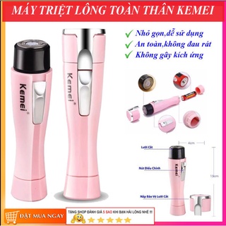  Máy cắt tỉa các loại lông nách lông tay Kemei máy waxing lông 