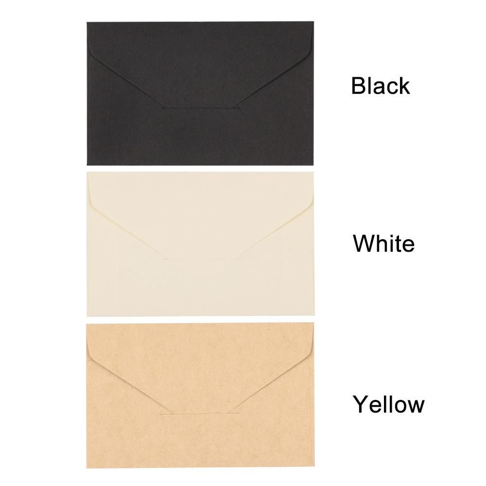 Set 20 bao thư mini bằng giấy kraft phong cách phương Tây cổ điển nhiều màu sắc lựa chọn
