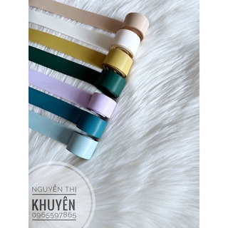 Ruy băng  lụa siêu lì 38mm và 25mm