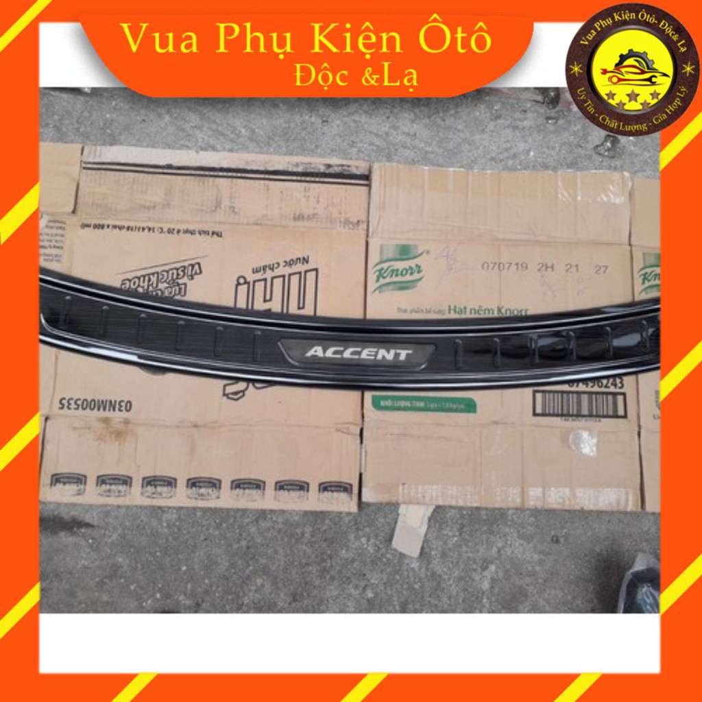 Ốp trầy cốp trong ngoài titan cho xe ACCENT 2018-2019