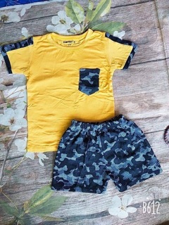 Set 3 bộ cộc tay bé trai