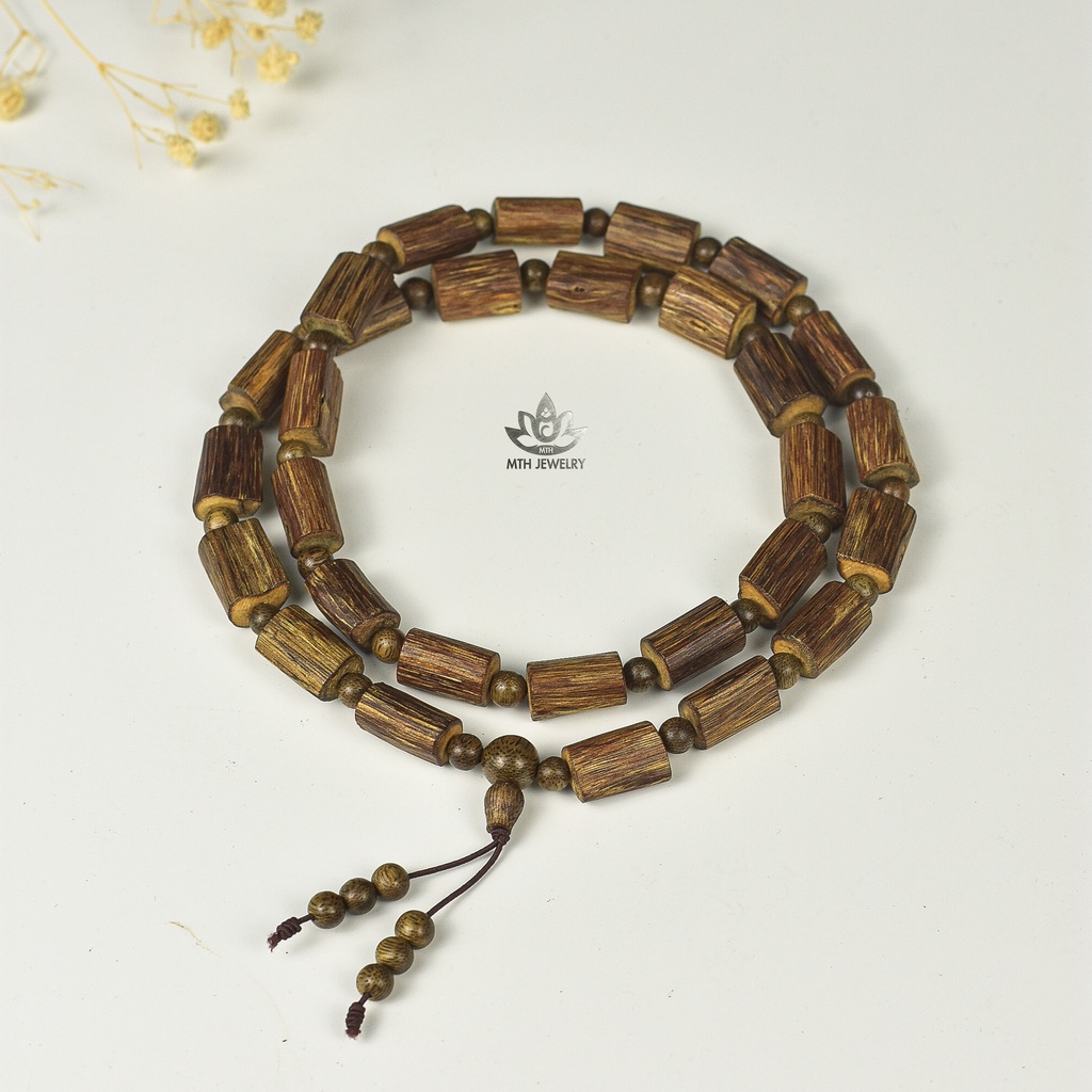 Vòng Tay &amp; Vòng Cổ MTH JEWELRY Trầm Tốc Sánh Cành Tự Nhiên 8/10/12/14mm Trầm Việt | Mộc Trầm Hương