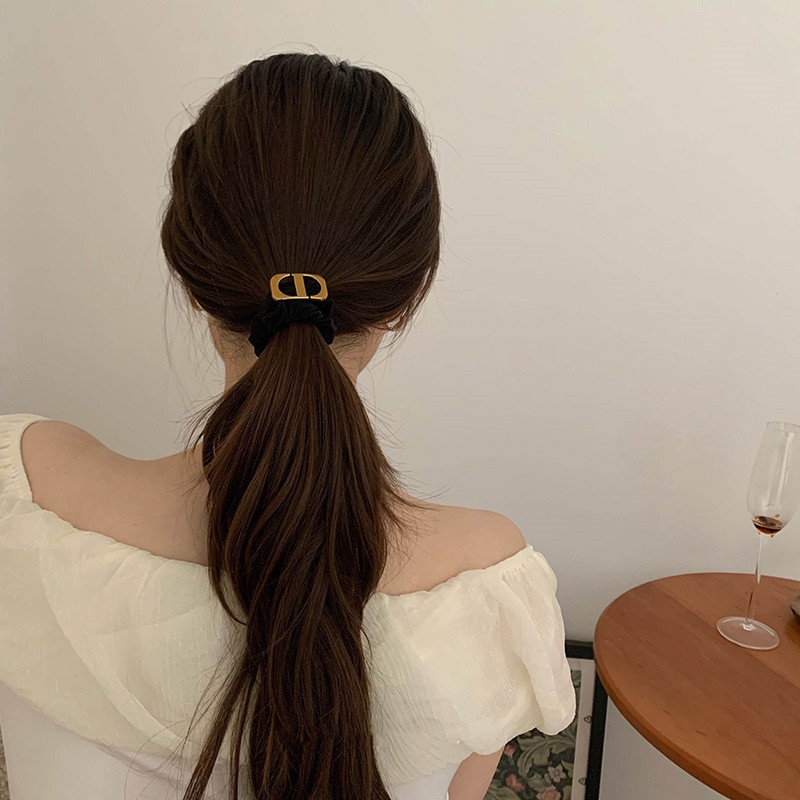 Dây Cột Tóc Kim Loại Phong Cách Hàn Quốc Xinh Xắn