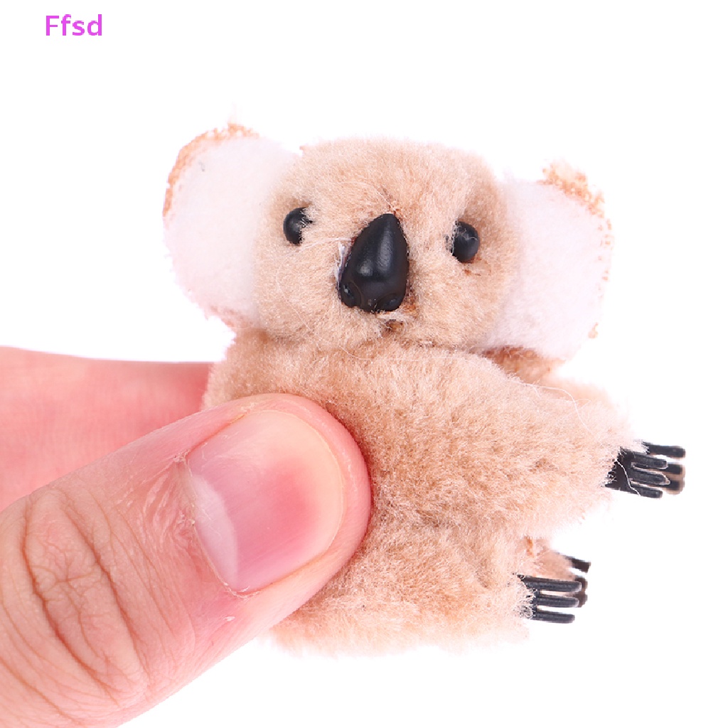Kẹp Tóc Hình Gấu Koala 3D Bằng Lông Nhung Dễ Thương Xinh Xắn