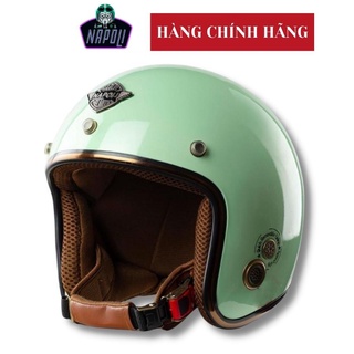 Mũ bảo hiểm 3/4 NAPOLI phượt đủ màu bảo hành 12 tháng hàng chính hãng vòng đầu 55-58cm