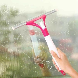 Chổi lau kính kèm bình xịt