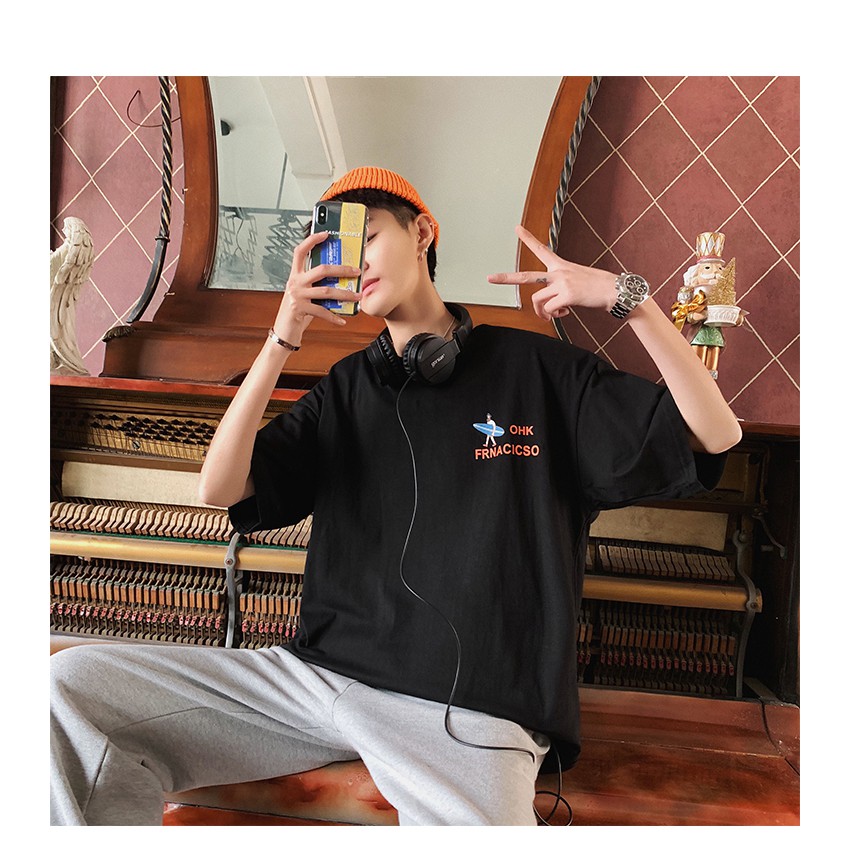 Áo thun tay lỡ form rộng unisex Tiger.86 AFR200
