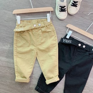 (HÀNG QC) QUẦN KAKI ĐEN/ BE CHO BÉ TRAI