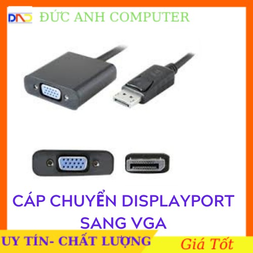 Cáp chuyển DisplayPort sang HDMI/VGA độ phân giải lên đến 1080p