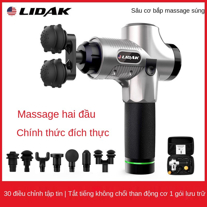 Fascia gun back beater Muscleer Relaxer cơ bắp vật lý trị liệu sốc massage súng thể dục đánh bại rung toàn thân máy