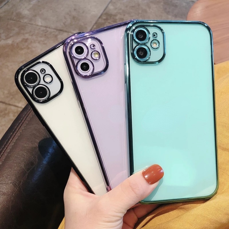 Ốp điện thoại silicon mềm viền thẳng cho for iPhone 13 Pro Max 12 Pro Max12 Mini 11 Pro Max 11 Pro 11 XS Max XR XS X 7 8 SE
