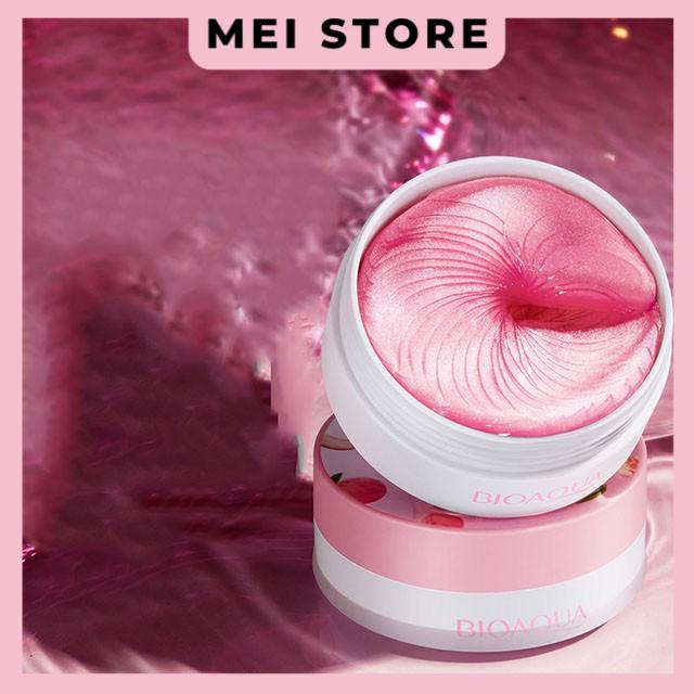 Hộp 60 Mặt Nạ Mắt Bioaqua Chiết Xuất Đào Dưỡng Ẩm Làm Mịn Và Săn Chắc Da Giảm Quầng Thâm Bọng Mắt