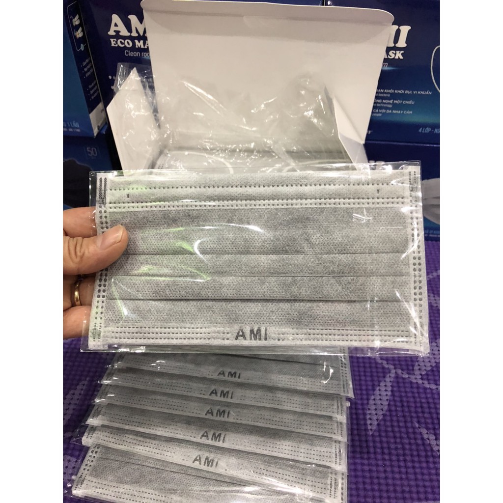 Sỉ Thùng 300 cái khẩu trang KF94 AMI Mark Chống Bụi Mịn Và Kháng Khuẩn Hàng Cao Cấp Hàn Quốc