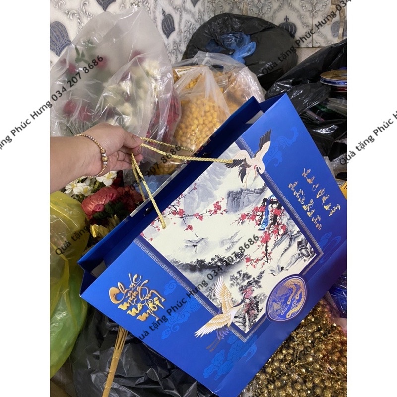 Giỏ Quà Tết 2022 Cao Cấp set 7 món  LỘC PHÁT sang trọng Hộp Quà Kèm Túi | BigBuy360 - bigbuy360.vn