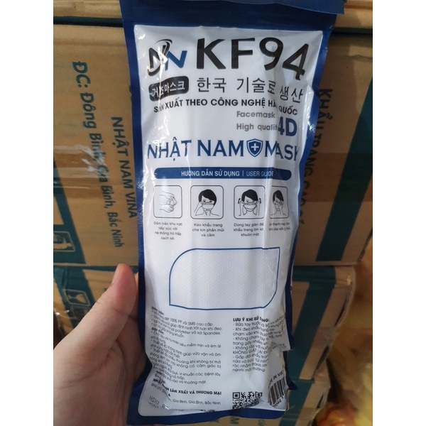 TÚI 10 khẩu trang 4D KF94
