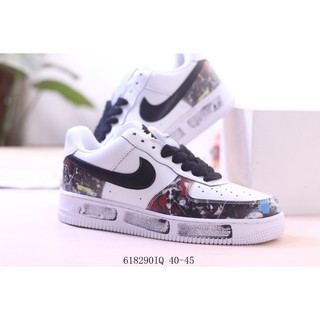 Original Dior x  Air Force 1 Low Men Sneakers Walking Casual shoes white black