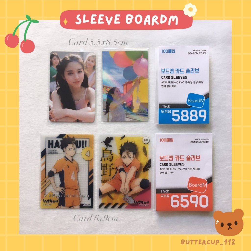 [CÓ SẴN / ORDER] SLEEVE CARD BOARDM SIÊU DÀY KHÔNG DÁN – BỌC ĐỰNG BÀI, ẢNH, THẺ