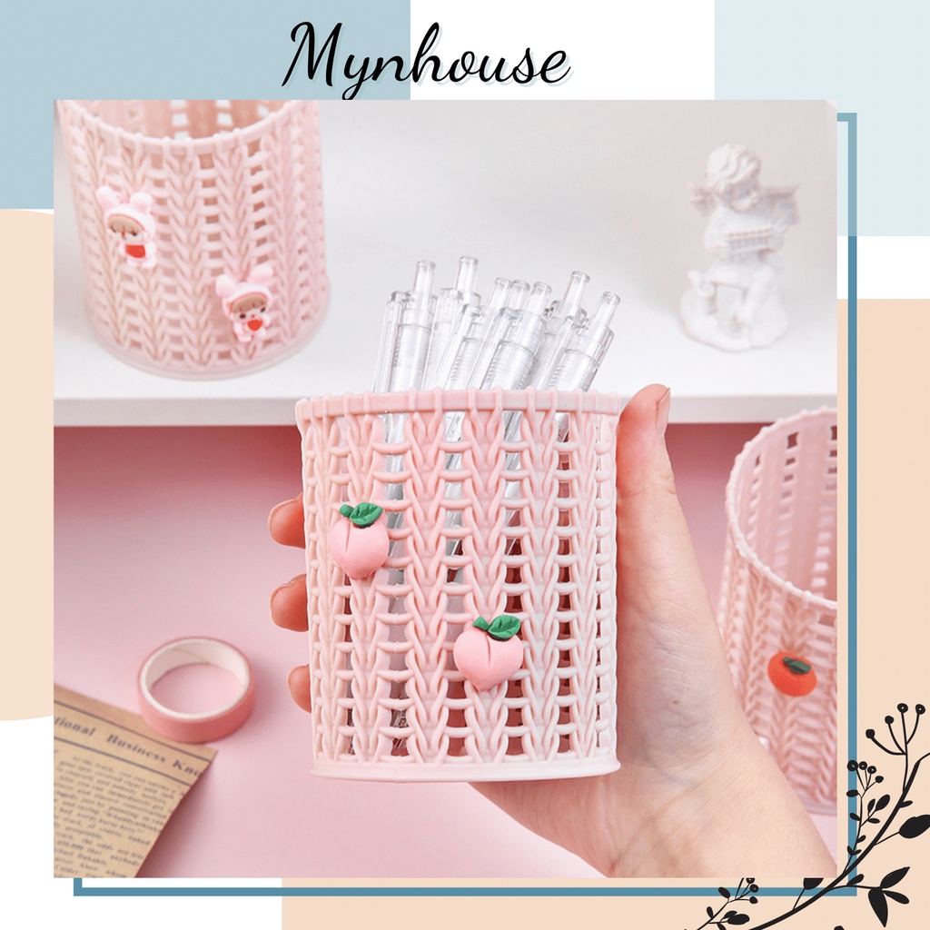 Hộp đựng bút để bàn nhỏ xinh giao ngẫu nhiên