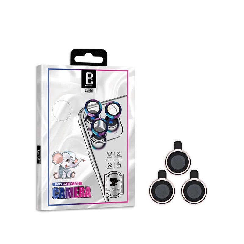 Ốp viền kính bảo vệ Camera Lanbi Lens Ring IPhone 12 Pro Max / 12 Pro/11/11pro/11promax/13/13promax