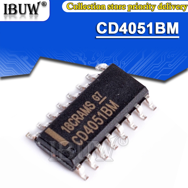 Bộ 10 Chip Logic CD4051BM SOP16 CD4051 SOP-16 SOP