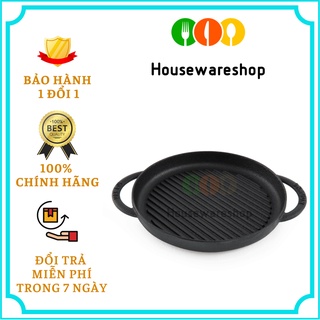 Chảo gang nướng loại dày size lớn chống dính Dragon