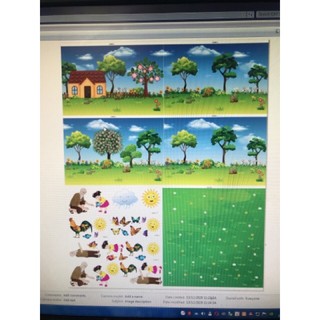 Decal tranh làm sa bàn, tranh bối cảnh thơ Cây táo (CHỈ DECAL không bao gồm khung sa bàn)