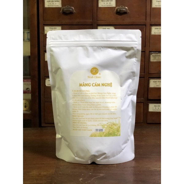 Tinh cám nghệ - mặt nạ ủ đẹp da thiên nhiên gói 100gr